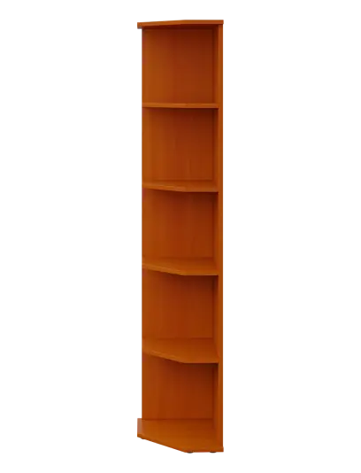 LZ 5 - 3 kancelářská skříň, rohová, levá, 1822x360x400, třešeň šumavská